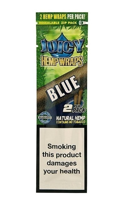 Blue Juicy Jay's Hemp Blunt Wraps