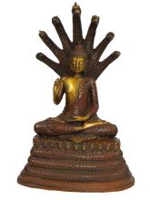 38cm Brass Buddha Statue