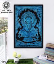 Turquoise Ganesh Design Wall Hanging